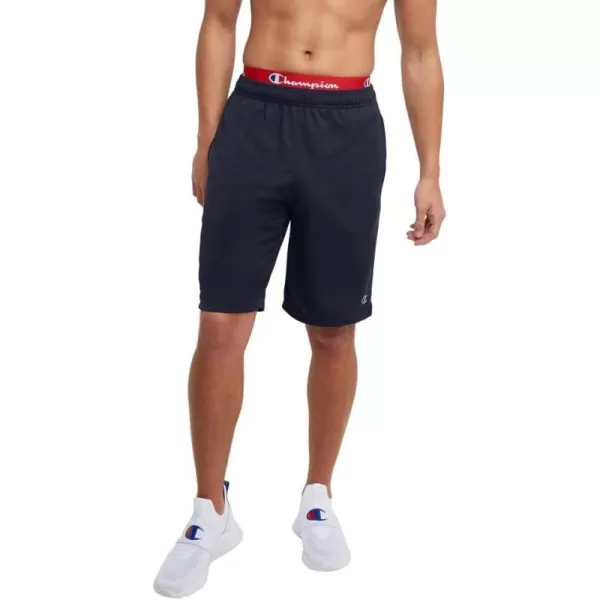 imageChampion Mens Sport Shorts Moisture Wicking Athletic Shorts Gym Shorts Reg Or Big ampamp TallNavy C Logo