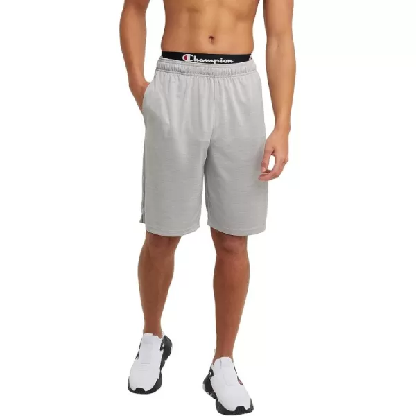 imageChampion Mens Sport Shorts Moisture Wicking Athletic Shorts Gym Shorts Reg Or Big ampamp TallOxford Gray C Logo