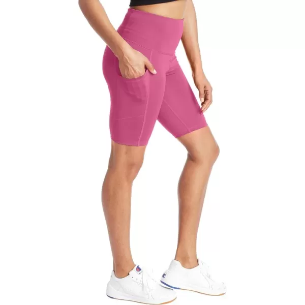 imageChampion Womens Absolute Bike Shorts for Women Comfortable Shorts for Women 9quotVivid Fuchsia