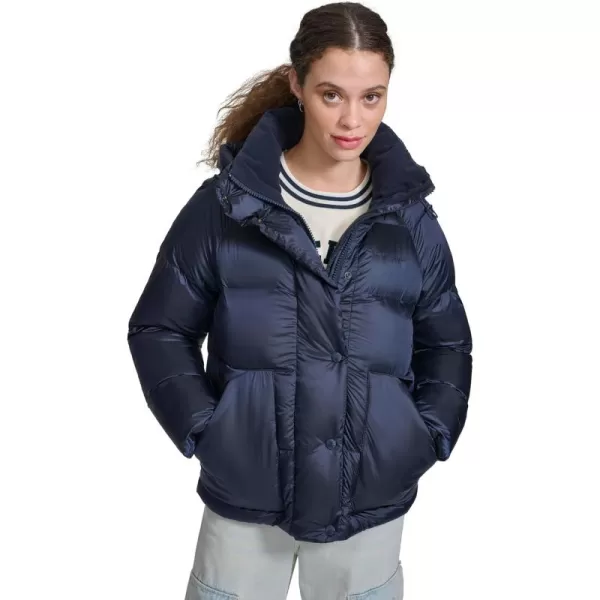 imageChampion Womens Quilted MidWeight Puffer Jacket with HoodNavy