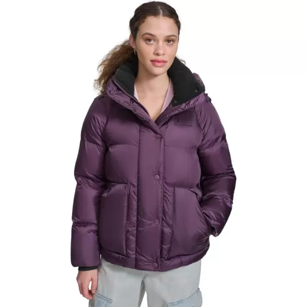 imageChampion Womens Quilted MidWeight Puffer Jacket with HoodPlum Perfect