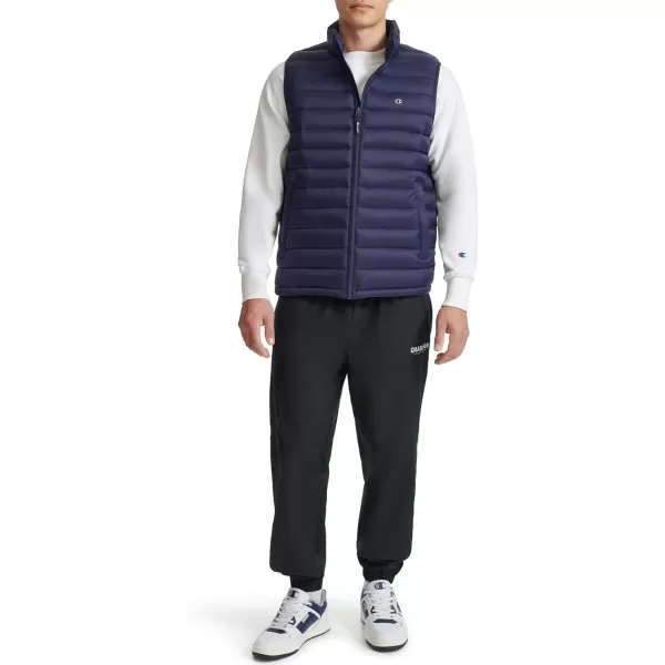 imageChampion Mens Packable Puffer Vest with Stand CollarPeacoat