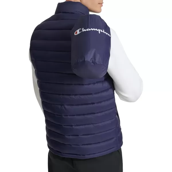 imageChampion Mens Packable Puffer Vest with Stand CollarPeacoat
