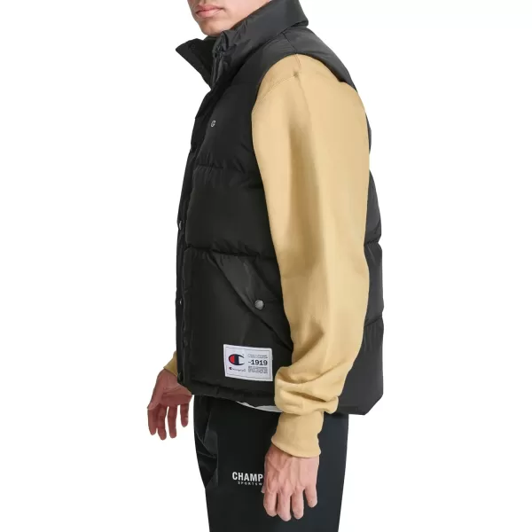 imageChampion Mens Puffer Vest with LogoBlack