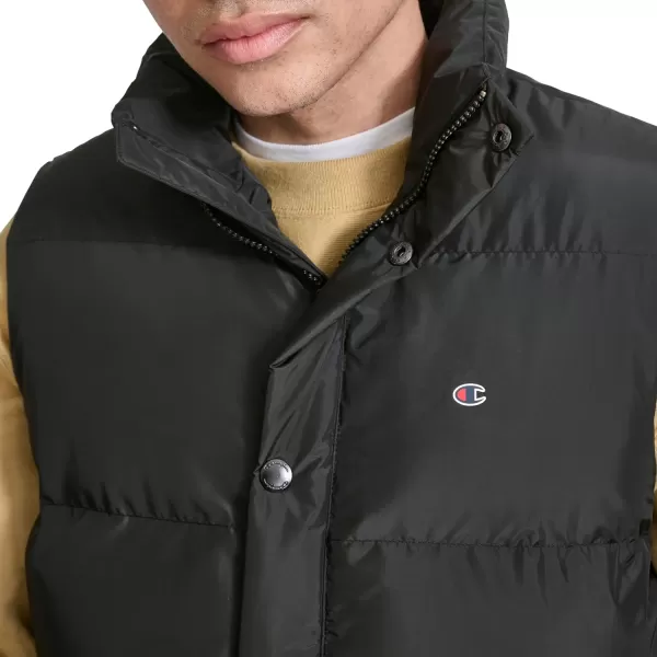 imageChampion Mens Puffer Vest with LogoBlack