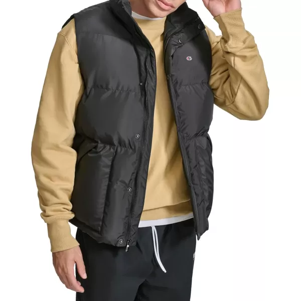 imageChampion Mens Puffer Vest with LogoBlack