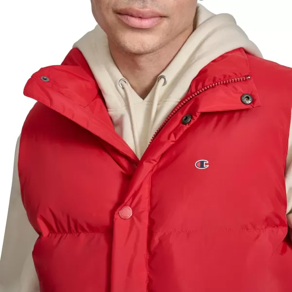 imageChampion Mens Puffer Vest with LogoChili Pepper