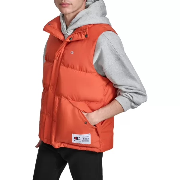 imageChampion Mens Puffer Vest with LogoOrange