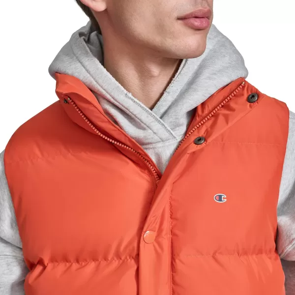 imageChampion Mens Puffer Vest with LogoOrange
