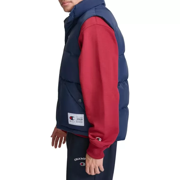 imageChampion Mens Puffer Vest with LogoPeacoat