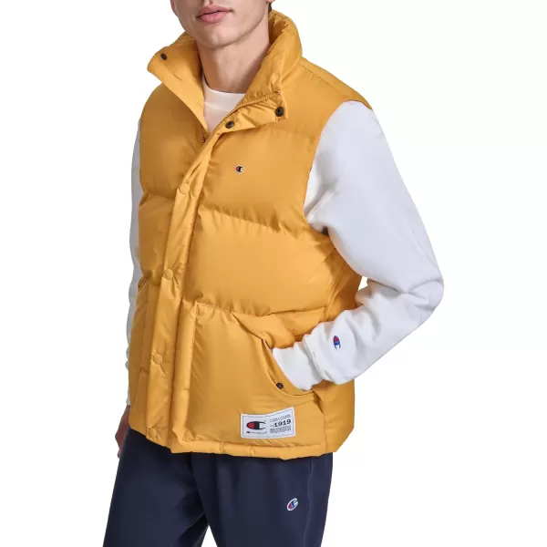 imageChampion Mens Puffer Vest with LogoSunflower