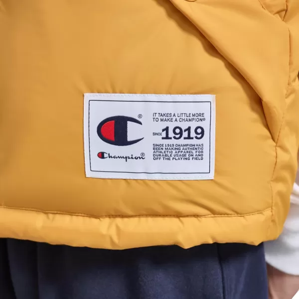 imageChampion Mens Puffer Vest with LogoSunflower
