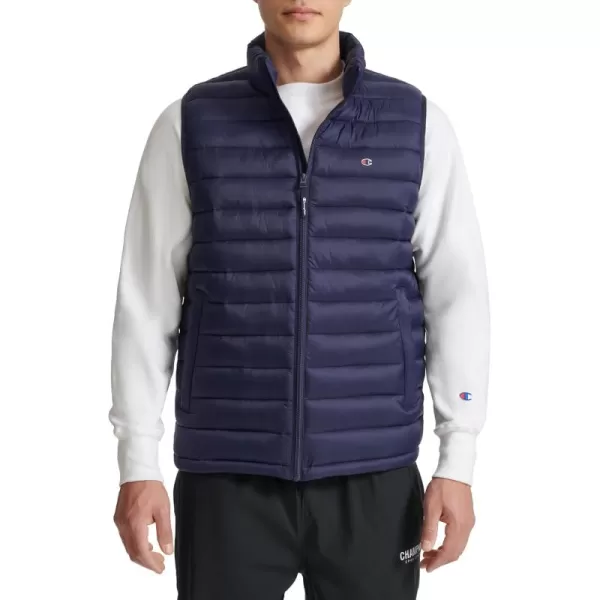 imageChampion Mens Packable Puffer Vest with Stand CollarPeacoat