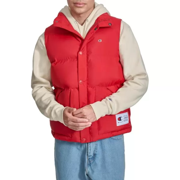 imageChampion Mens Puffer Vest with LogoChili Pepper