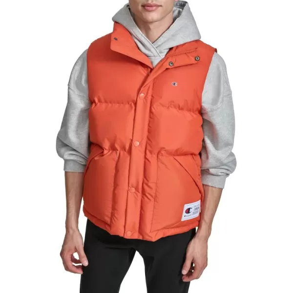 imageChampion Mens Puffer Vest with LogoOrange