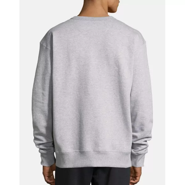 imageChampion Mens Crewneck Powerblend Fleece Sweatshirt Crewneck Sweatshirts Reg Or Big ampamp TallOxford Gray