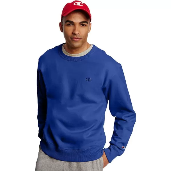 imageChampion Mens Crewneck Powerblend Fleece Sweatshirt Crewneck Sweatshirts Reg Or Big ampamp TallSurf the Web C Logo