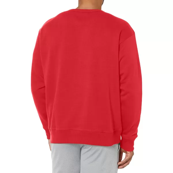 imageChampion Mens Crewneck Powerblend Fleece Sweatshirt Crewneck Sweatshirts Reg Or Big ampamp TallTeam Red Scarlet C Logo