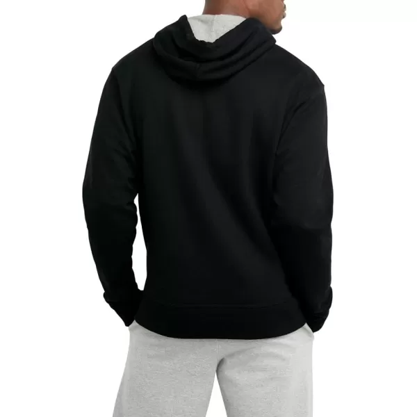 imageChampion Mens Hoodie Powerblend Fleece Mens Hoodie Comfortable Mens Sweatshirt Script Logo Reg or Big ampamp TallBlack Script