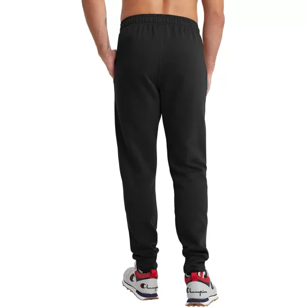 imageChampion Mens Joggers Powerblend Fleece Joggers Comfortable Sweatpants for Men Reg or Big ampamp TallBlack Script