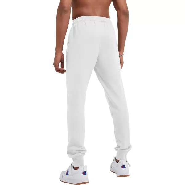 imageChampion Mens Joggers Powerblend Fleece Joggers Comfortable Sweatpants for Men Reg or Big ampamp TallWhite Script