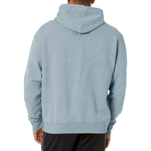 imageChampion Mens Zipup Hoodie Powerblend Zipup Hoodie Sweatshirt for Men Reg Or Big ampamp TallOxford Gray Small Script