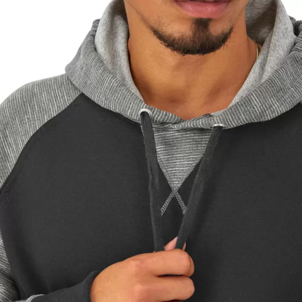 imageChampion Powerblend Fleece Comfortable Hoodie Sweatshirt for Men Reg Or Big ampamp TallBlackManhattan MistBlack