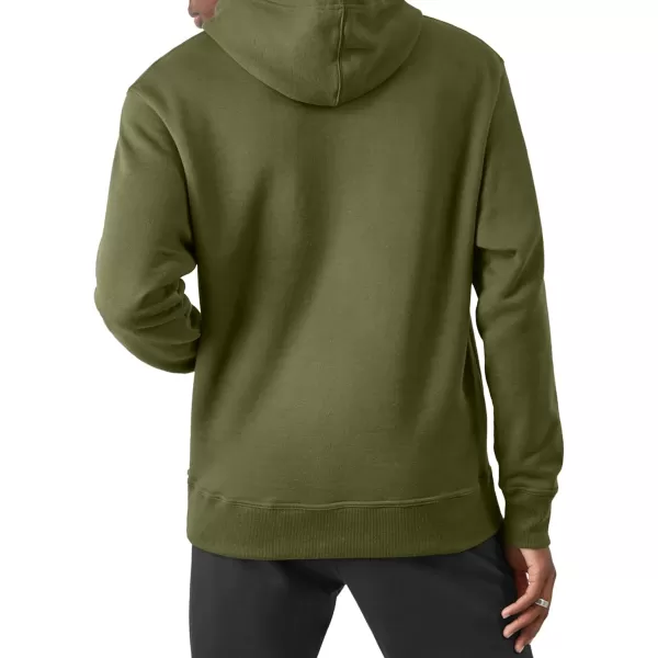 imageChampion Powerblend Fleece Comfortable Hoodie Sweatshirt for Men Reg Or Big ampamp TallCargo Olive C Logo