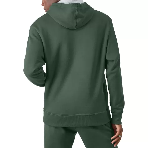 imageChampion Powerblend Fleece Comfortable Hoodie Sweatshirt for Men Reg Or Big ampamp TallDark Green C Logo