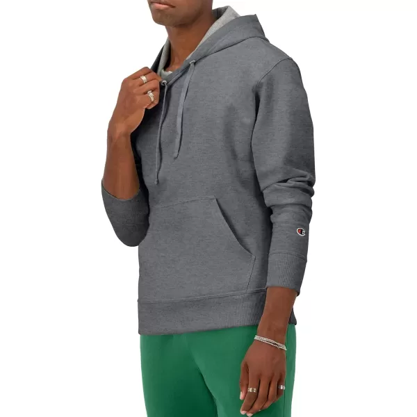 imageChampion Powerblend Fleece Comfortable Hoodie Sweatshirt for Men Reg Or Big ampamp TallGranite Heather