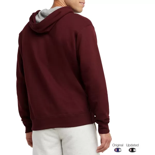 imageChampion Powerblend Fleece Comfortable Hoodie Sweatshirt for Men Reg Or Big ampamp TallMaroon C Logo