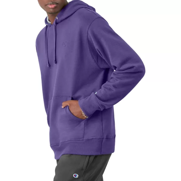 imageChampion Powerblend Fleece Comfortable Hoodie Sweatshirt for Men Reg Or Big ampamp TallPurple C Logo