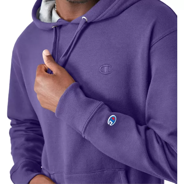 imageChampion Powerblend Fleece Comfortable Hoodie Sweatshirt for Men Reg Or Big ampamp TallPurple C Logo