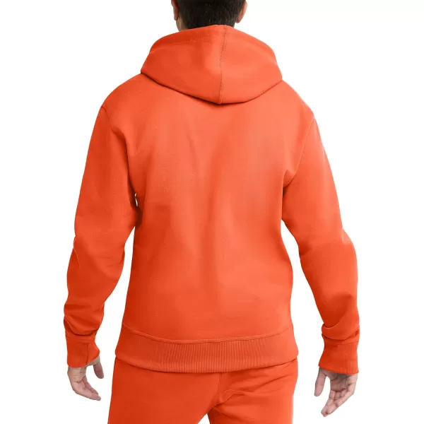 imageChampion Powerblend Fleece Comfortable Hoodie Sweatshirt for Men Reg Or Big ampamp TallSpicy Orange C Logo