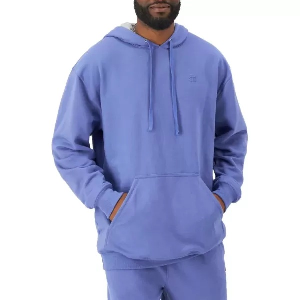 imageChampion Powerblend Fleece Comfortable Hoodie Sweatshirt for Men Reg Or Big ampamp TallStone Crush Blue C Logo