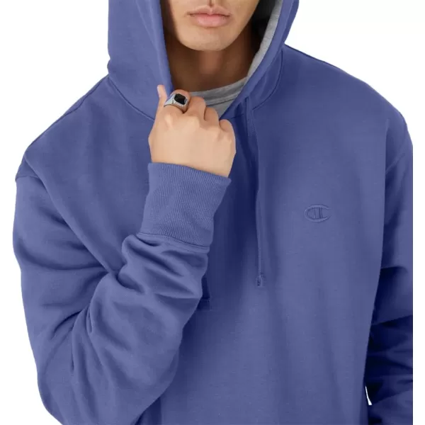 imageChampion Powerblend Fleece Comfortable Hoodie Sweatshirt for Men Reg Or Big ampamp TallStone Crush Blue C Logo