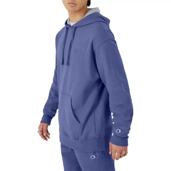 imageChampion Powerblend Fleece Comfortable Hoodie Sweatshirt for Men Reg Or Big ampamp TallStone Crush Blue C Logo