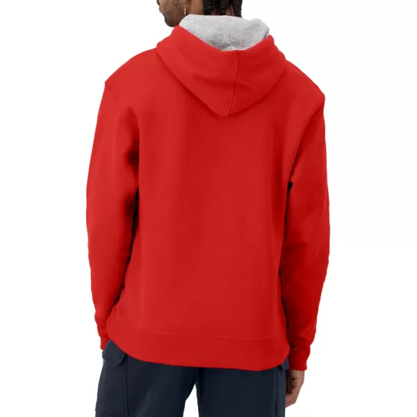 imageChampion Powerblend Fleece Comfortable Hoodie Sweatshirt for Men Reg Or Big ampamp TallTeam Red Scarlet