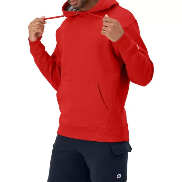 imageChampion Powerblend Fleece Comfortable Hoodie Sweatshirt for Men Reg Or Big ampamp TallTeam Red Scarlet