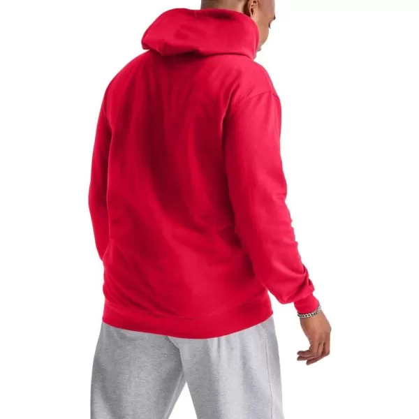 imageChampion Powerblend Fleece Comfortable Hoodie Sweatshirt for Men Reg Or Big ampamp TallTeam Red Scarlet C Logo