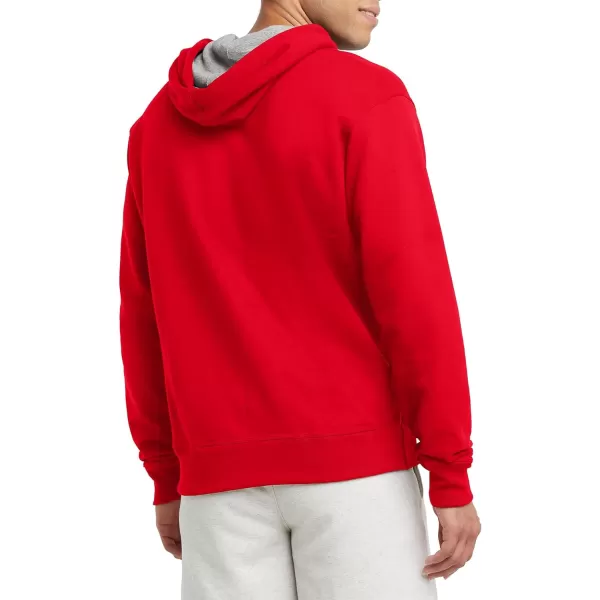 imageChampion Powerblend Fleece Comfortable Hoodie Sweatshirt for Men Reg Or Big ampamp TallTeam Red Scarlet C Logo