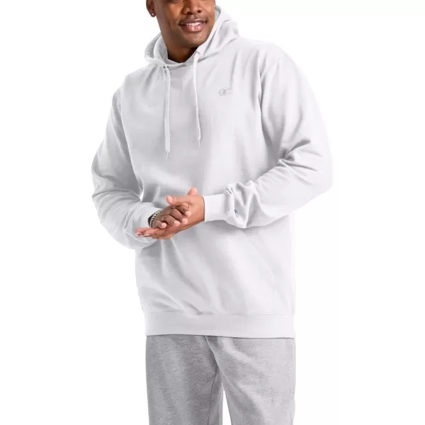 imageChampion Powerblend Fleece Comfortable Hoodie Sweatshirt for Men Reg Or Big ampamp TallWhite C Logo