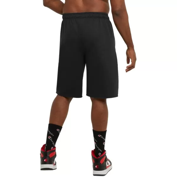 imageChampion Powerblend Soft Fleece Shorts for Men Reg Or Big ampamp TallBlack C Logo