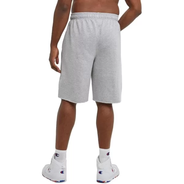 imageChampion Powerblend Soft Fleece Shorts for Men Reg Or Big ampamp TallOxford Gray C Logo