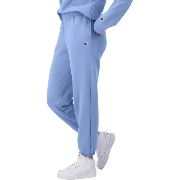 imageChampion WomenS Sweatpants Powerblend Oversized Sweatpants Comfortable Sweats For Women 29Plaster Blue