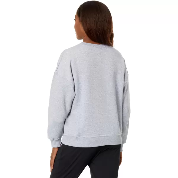 imageChampion Womens Crewneck Sweatshirt Powerblend Fleece Sweatshirt Best Sweatshirt for Women Plus Size AvailableOxford Gray C Logo