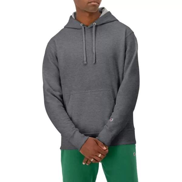 imageChampion Powerblend Fleece Comfortable Hoodie Sweatshirt for Men Reg Or Big ampamp TallGranite Heather