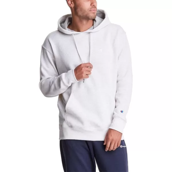 imageChampion Powerblend Fleece Comfortable Hoodie Sweatshirt for Men Reg Or Big ampamp TallOatmeal Heather C Logo