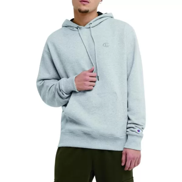 imageChampion Powerblend Fleece Comfortable Hoodie Sweatshirt for Men Reg Or Big ampamp TallOxford Gray C Logo