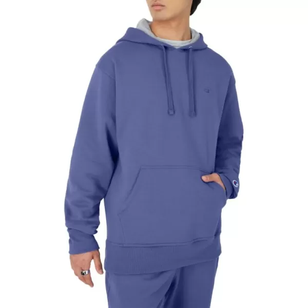 imageChampion Powerblend Fleece Comfortable Hoodie Sweatshirt for Men Reg Or Big ampamp TallStone Crush Blue C Logo